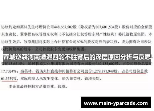 蓉城逆袭河南遭遇四轮不胜背后的深层原因分析与反思 蓉城逆袭河南遭遇四轮不胜背后的深层原因分析与反思